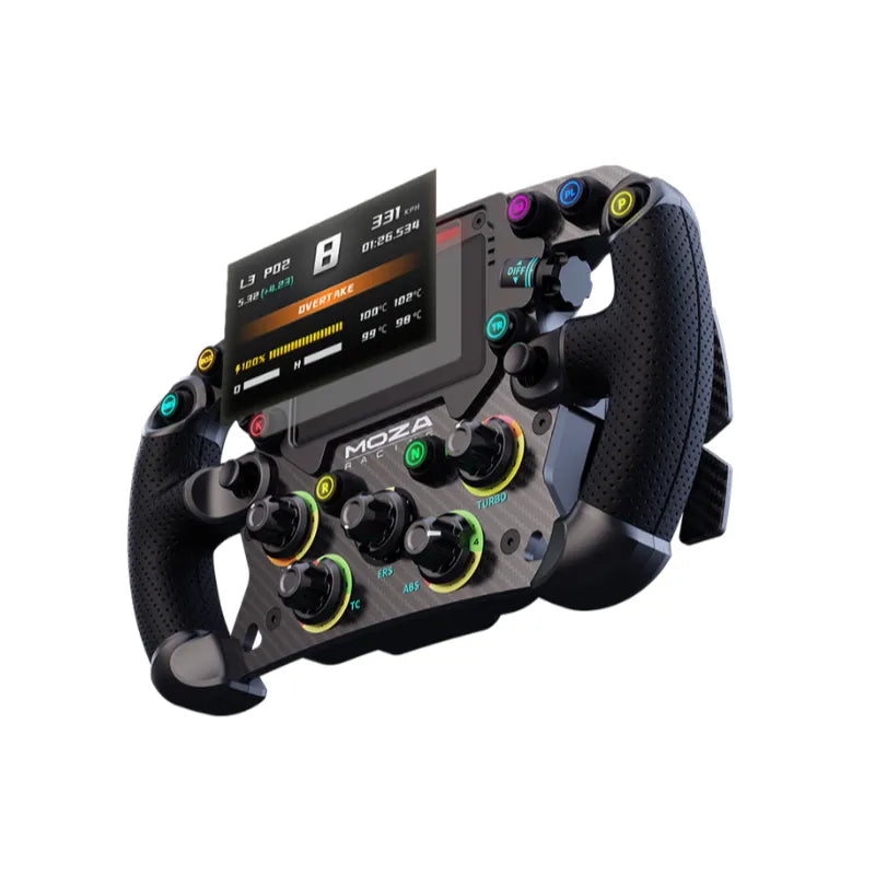 MOZA RACING FSR Formula Wheel with 4.3 HD Digital Dashboard (RS21)